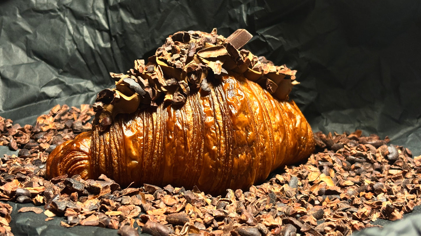 Chocolate mousse croissant