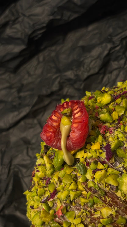 Pistachio x Raspberry