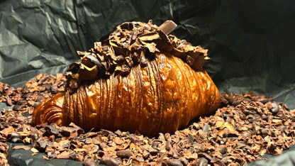 Chocolate mousse croissant